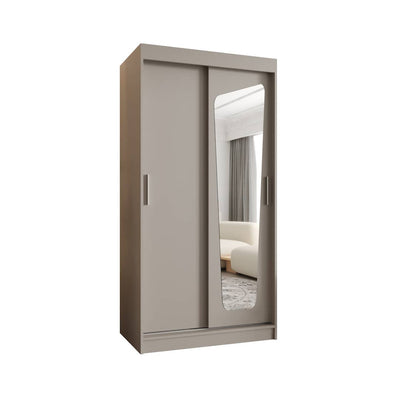 Moka Sliding Door Wardrobe 100cm