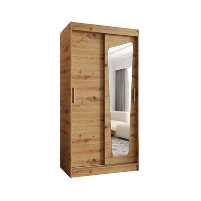 Moka Sliding Door Wardrobe 100cm