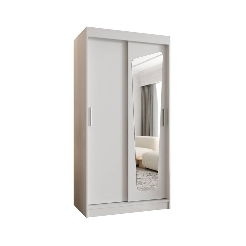 Moka Sliding Door Wardrobe 100cm