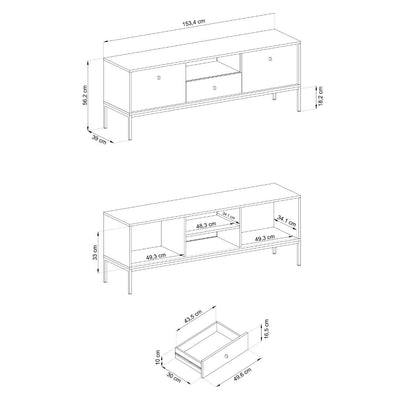 Mono TV Cabinet 154cm