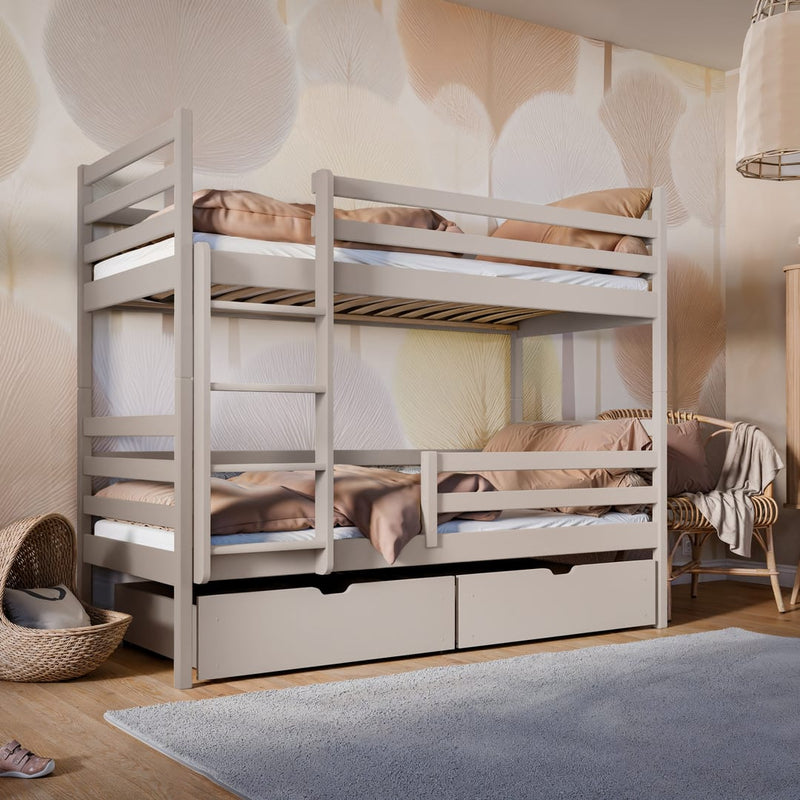 Wooden Bunk Bed Nemo with Storage