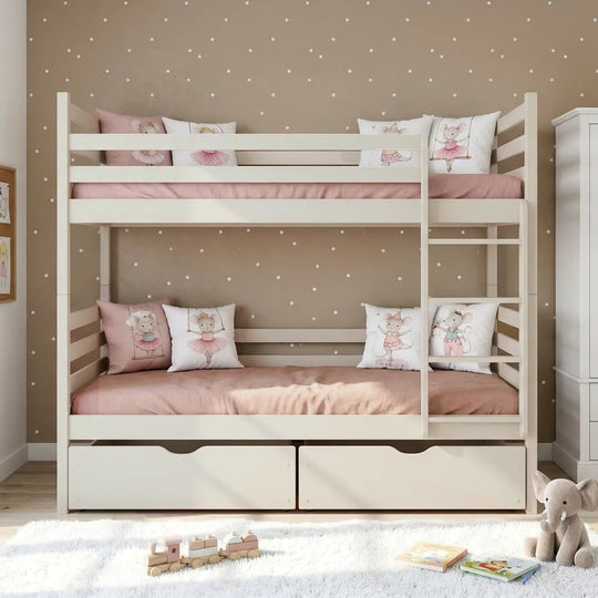 Wooden Bunk Bed Nemo with Storage