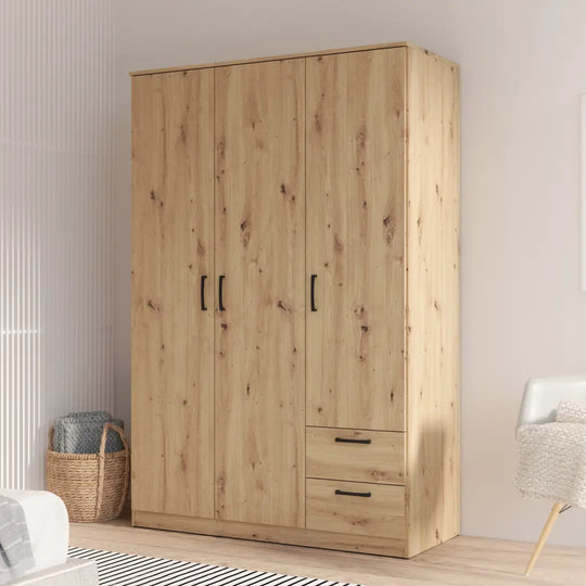 Niko Hinged Door Wardrobe 122cm