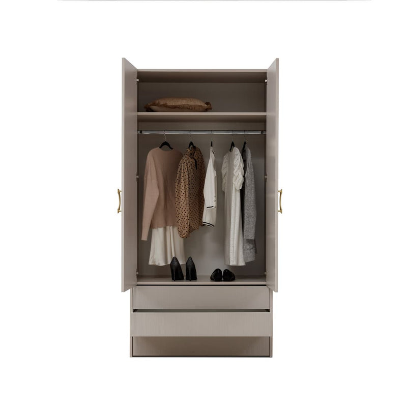 Nubo Hinged Door Wardrobe 100cm