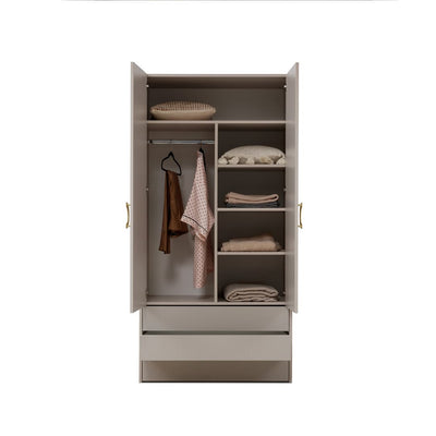 Nubo Hinged Door Wardrobe 100cm