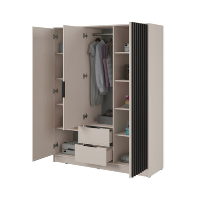 Nelly Hinged Door Wardrobe 155cm