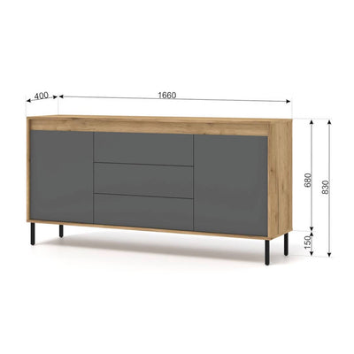 Nesta Sideboard Cabinet 166cm