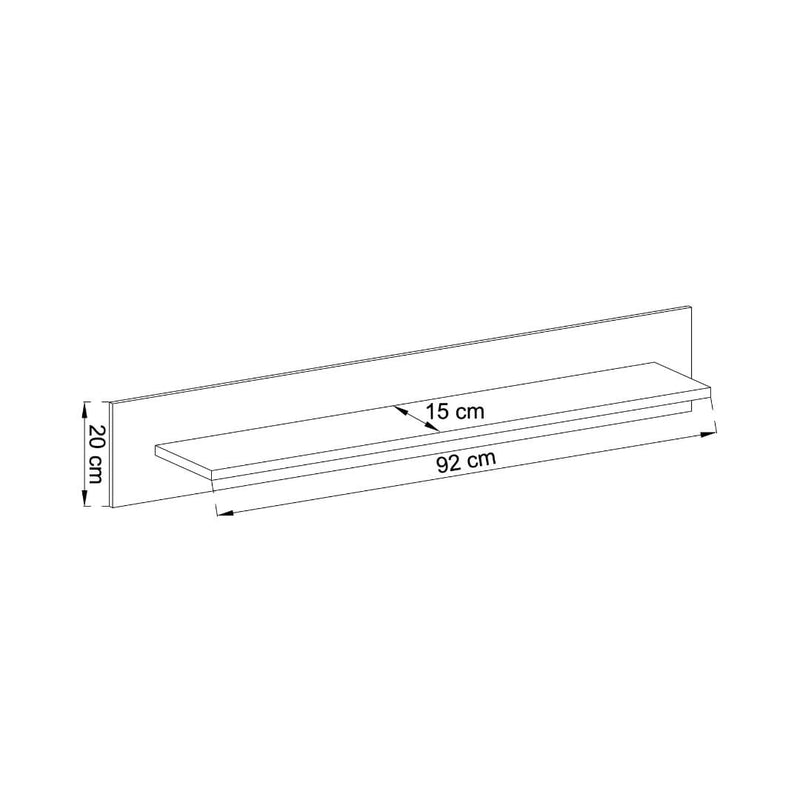 Nordi Wall Shelf 107cm