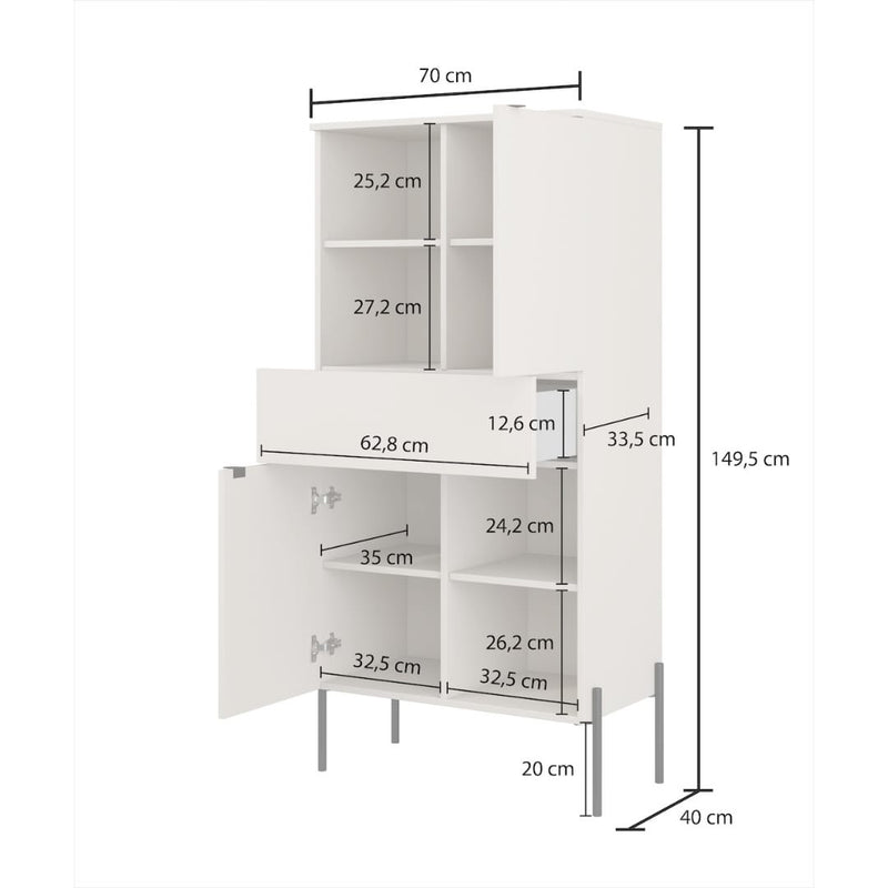 Ore 42 Highboard Cabinet 70cm