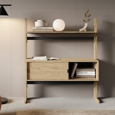 Ollie OL-03 Low Bookcase 108cm