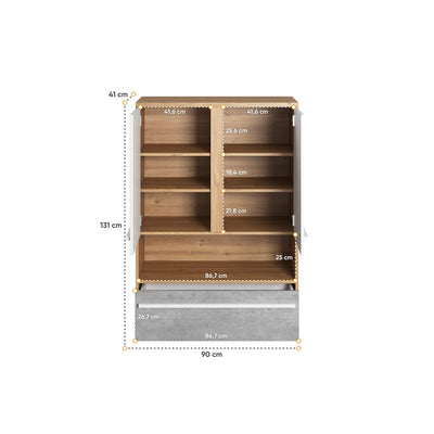 Plano PN-04 Sideboard Cabinet 90cm