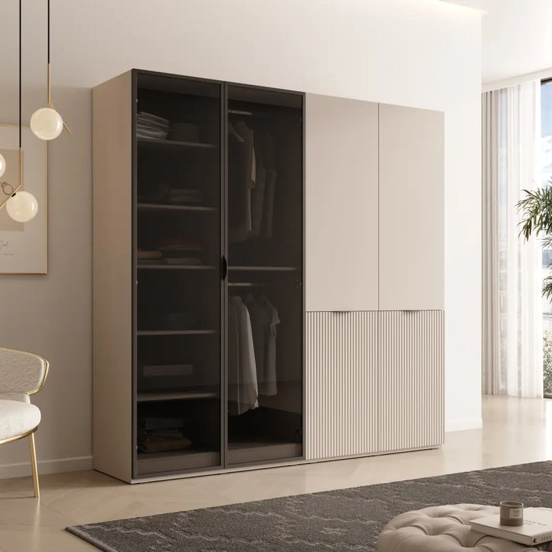 Lund Hinged Door Wardrobe 101cm [Anitsol]