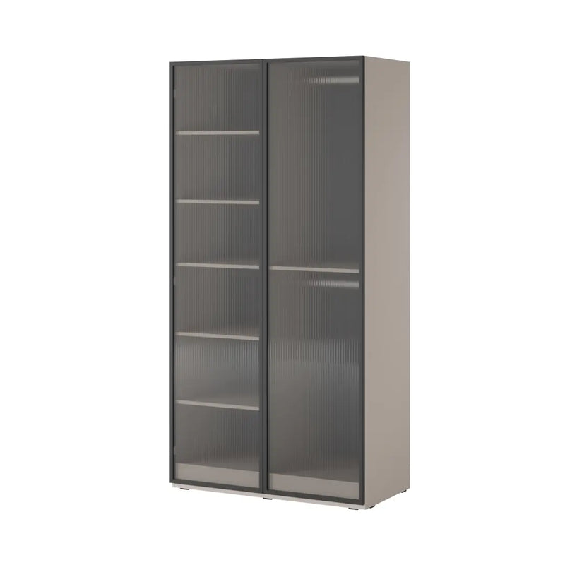 Lund Hinged Door Wardrobe 101cm [Flutes]