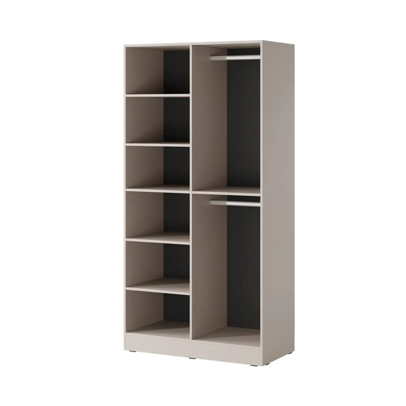 Lund Hinged Door Wardrobe 101cm [Flutes]