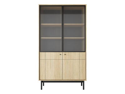 Japandi Tall Display Cabinet 104cm