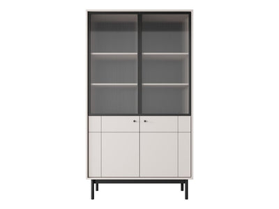 Japandi Tall Display Cabinet 104cm