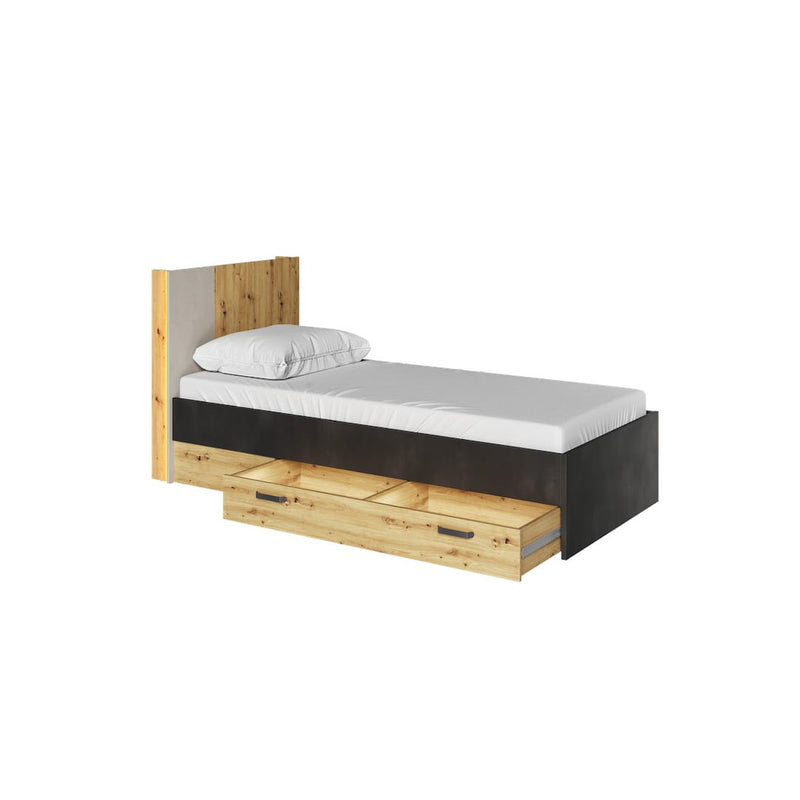 Qubic 12 Bed With LED [EU Single]