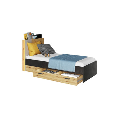 Qubic 12 Bed With LED [EU Single]