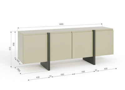 Queen Sideboard Cabinet 180cm