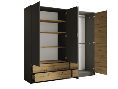 Rimini 12 Hinged Door Wardrobe 220cm