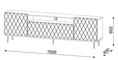 Diuna TV Cabinet 193cm