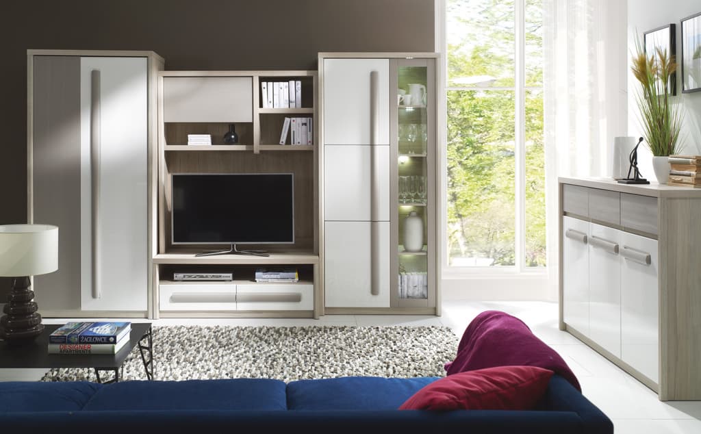 Roma ROM2 Tall Display Cabinet 90cm – Arthauss Furniture