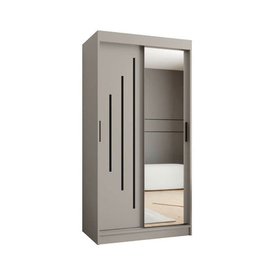 Rubino Y2 Sliding Door Wardrobe 100cm