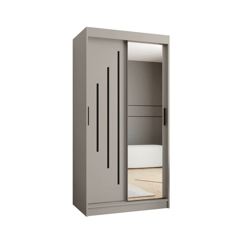Rubino Y2 Sliding Door Wardrobe 100cm