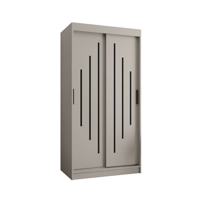 Rubino Y Sliding Door Wardrobe 100cm