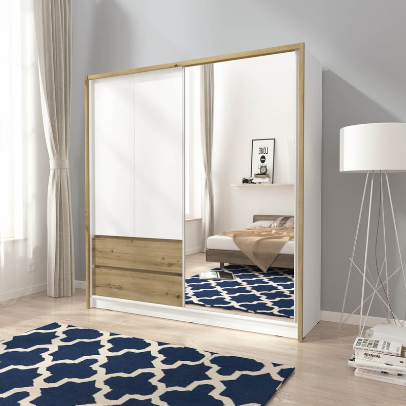 Sara Sliding Door Wardrobe 204cm