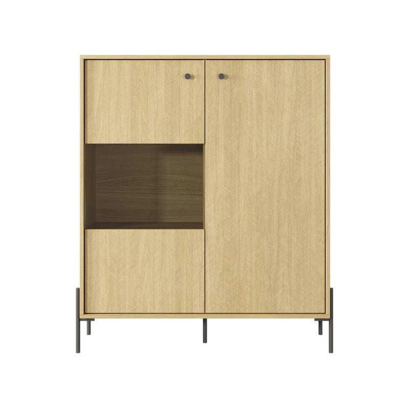 Scandi Display Cabinet 107cm