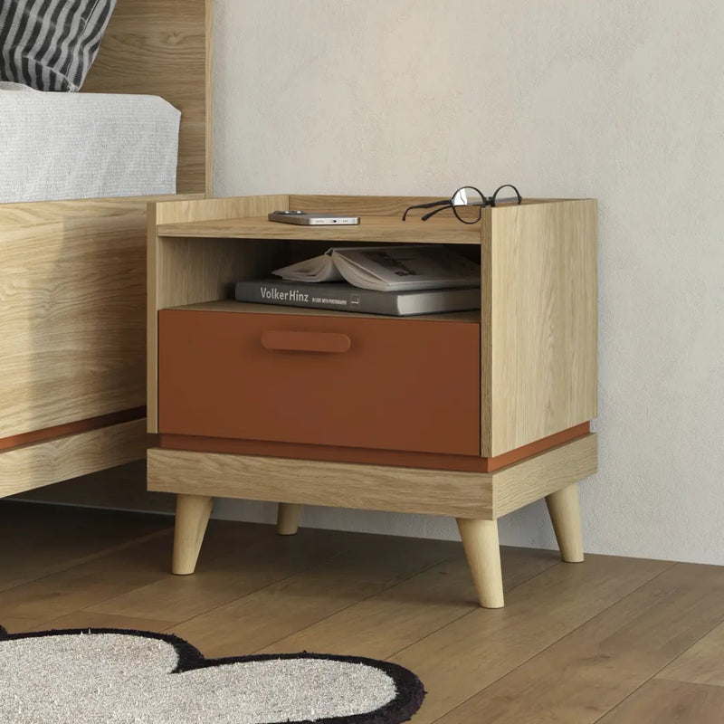 Scandi Bedside Table 50cm