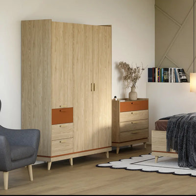 Scandi Bedside Table 50cm