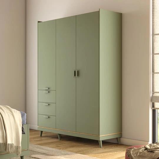 Scandi Hinged Door Wardrobe 144cm