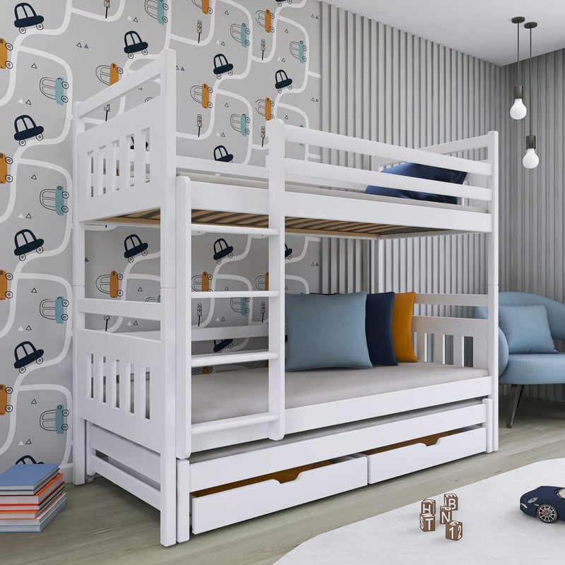 Seweryn Bunk Bed with Trundle and Storage