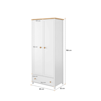 Story SO-12 Hinged Wardrobe 85cm