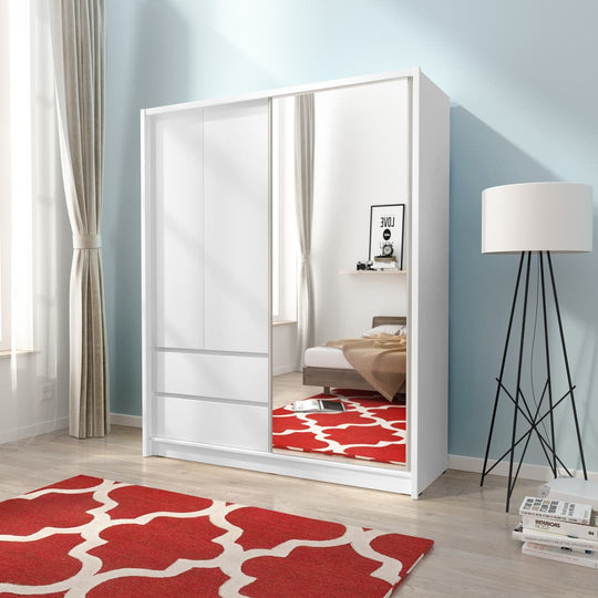 Sara Sliding Door Wardrobe 154cm