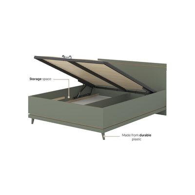 Scandi Ottoman Bed [EU King]
