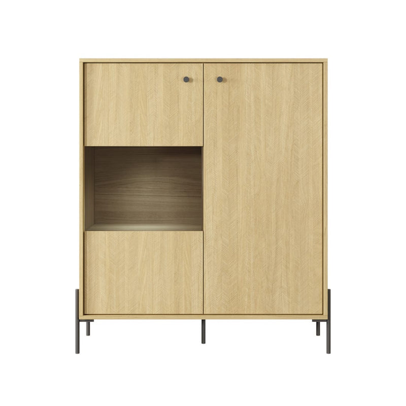 Scandi Display Cabinet 107cm