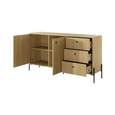 Scandi Sideboard Cabinet 157cm [Drawers]