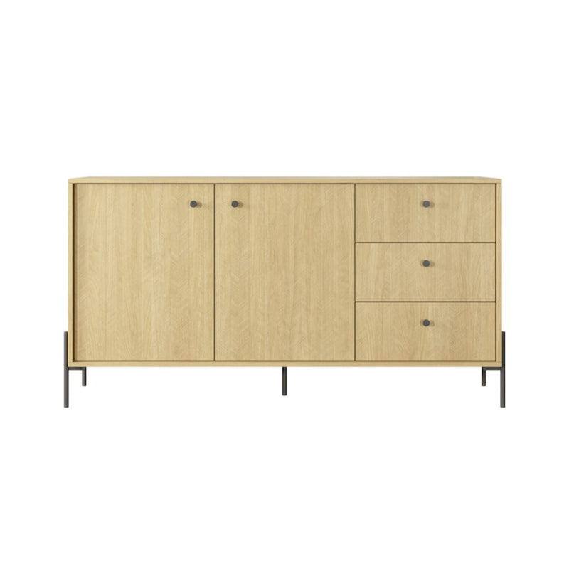 Scandi Sideboard Cabinet 157cm [Drawers]