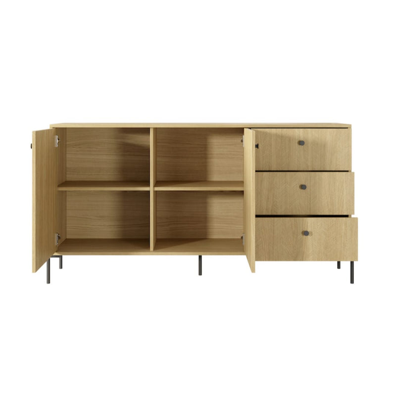 Scandi Sideboard Cabinet 157cm [Drawers]