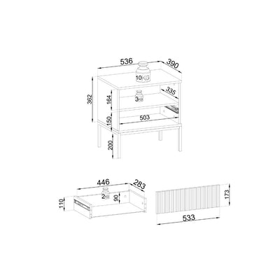 Sento Cabinet 54cm