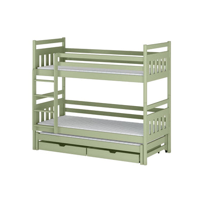 Seweryn Bunk Bed with Trundle and Storage