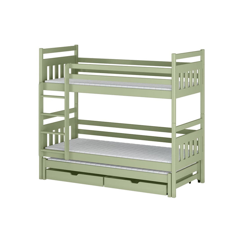 Seweryn Bunk Bed with Trundle and Storage