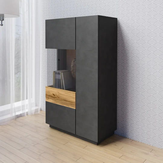 Silke 42 Display Cabinet 80cm [Left]