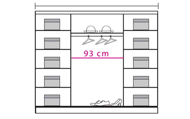 Dome DO8 Sliding Door Wardrobe 240cm