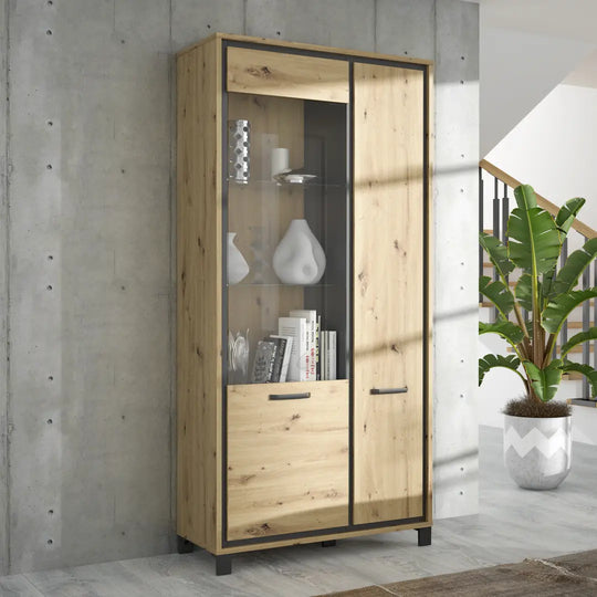 Trondheim Tall Display Cabinet 101cm