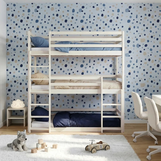 Wooden Triple Bunk Bed Ted