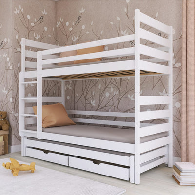 Tomi Bunk Bed with Trundle and Storage